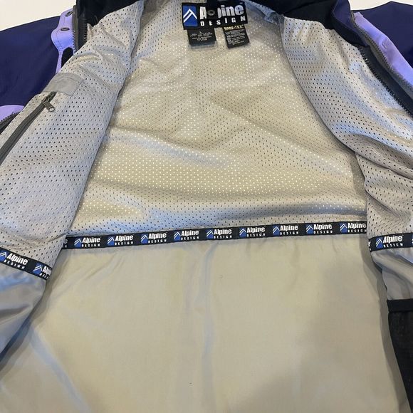 Alpine Design Women’s Gore-Tex Purple Ski Jacket Size Large EUC - Picture 11 of 14